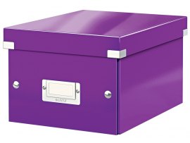 Krabice Click & Store - S malá / fialová