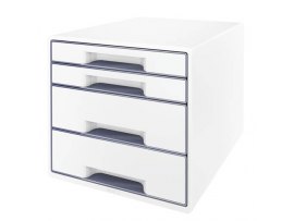 Zásuvkový box Leitz WOW - 2+2 zásuvky / šedá Zásuvkový box Leitz WOW - 2+2 zásuvky / šedá