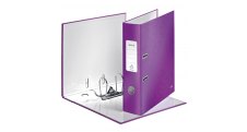 Leitz pořadač A4 pákový 180° WOW 8 cm fialová