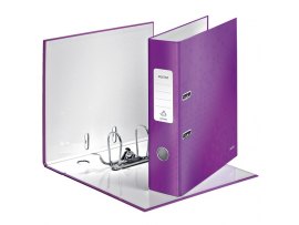 Leitz pořadač A4 pákový 180° WOW 8 cm fialová Leitz pořadač A4 pákový 180° WOW 8 cm fialová