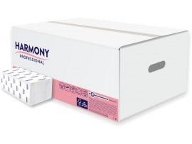 Papírové ručníky skládané Z-Z Harmony bílé / 2-vrstvé / 150 ks Papírové ručníky skládané Z-Z Harmony bílé / 2-vrstvé / 150 ks
