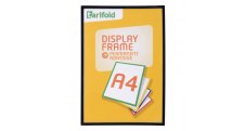 Kapsy samolepicí Display Frame - A4 / černá