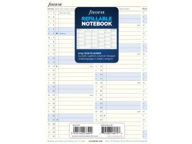 Náhradní listy Filofax Notebook - A5 / kalendář roční Náhradní listy Filofax Notebook - A5 / kalendář roční