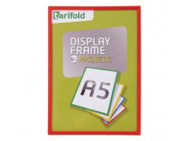 Kapsy magnetické Display Frame - A5 / červená