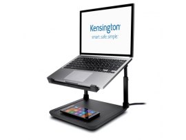 Podstavec pod notebook SmartFit s podložkou pro bezdrátové nabíjení - černá Podstavec pod notebook SmartFit s podložkou pro bezdrátové nabíjení - černá