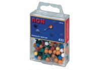Špendlíky mapové RON - kuličky / 100 ks / barevný mix Špendlíky mapové RON - kuličky / 100 ks / barevný mix