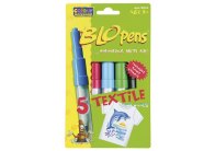 Foukací fixy Centropen AirPens TEXTILE 1539 - na textil / sada 5 ks Foukací fixy Centropen AirPens TEXTILE 1539 - na textil / sada 5 ks