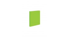 Kroužkové záznamníky Karis PVC Office - A5 / pastelová zelená