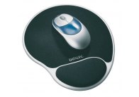 Podložka gelová pod myš Silver - černá / stříbrná Podložka gelová pod myš Silver - černá / stříbrná