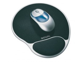 Podložka gelová pod myš Silver - černá / stříbrná Podložka gelová pod myš Silver - černá / stříbrná