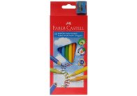 Pastelky Faber Castell Junior TRIANGULAR - 10 barev Pastelky Faber Castell Junior TRIANGULAR - 10 barev