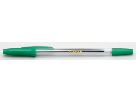 Kuličkové pero jednorázové - zelená