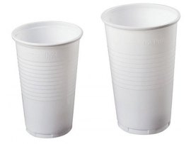 Kelímky plastové - bílé / 3 dcl / 100 ks Kelímky plastové - bílé / 3 dcl / 100 ks