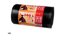 Pytle na odpad Alufix Profesional 100x125 cm 240 l 35 my 10 ks černé