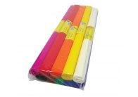 Krepový papír - sada 10 ks / barevný mix