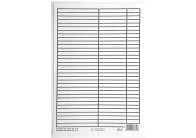 Podložka do sešitů A4 PVC - linka / linka