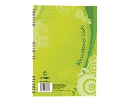 Blok BOBO s boční vazbou - A4 / čtvereček Blok BOBO s boční vazbou - A4 / čtvereček