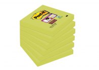 Samolepicí bločky Post-it silně lepící - 76 mm x 76 mm / 90 lístků / neon zelená Samolepicí bločky Post-it silně lepící - 76 mm x 76 mm / 90 lístků / neon zelená