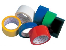 Balicí pásky barevné - 25 mm x 66 m / černá