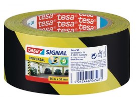 Lepicí pásky Tesa značkovací - 50 x 66 / černo - žlutá