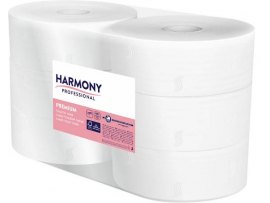 Papír toaletní Harmony Jumbo 100 % celulóza - průměr 230 mm Papír toaletní Harmony Jumbo 100 % celulóza - průměr 230 mm