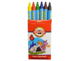 Pastelky voskové - 6 barev