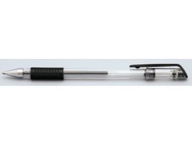 Gelové pero Sakota s víčkem - černá