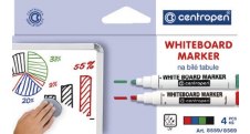 Značkovač Centropen 8559 stíratelný - sada 4 ks