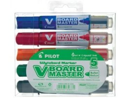 Popisovač Pilot V-Board Master - sada / 5 ks