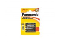 Baterie Panasonic Alkaline POWER alkalické - baterie mikrotužková AAA / 4 ks Baterie Panasonic Alkaline POWER alkalické - baterie mikrotužková AAA / 4 ks