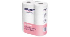 Harmony papírové utěrky v roli Professional s poriskem 2-vrstvé 2ks