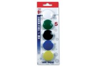 Magnety - průměr 30 mm / barevný mix / 5 ks Magnety - průměr 30 mm / barevný mix / 5 ks