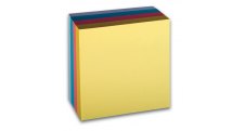 Samolepicí bločky Concorde kostky pastelové - 76 mm x 76 mm / 400 lístků