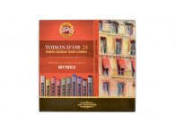 Křídy prašné Toison D´or - 24 barev Křídy prašné Toison D´or - 24 barev