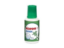 Opravné laky Kores Aqua - 25 ml – (Soft - tip) houbička Opravné laky Kores Aqua - 25 ml – (Soft - tip) houbička