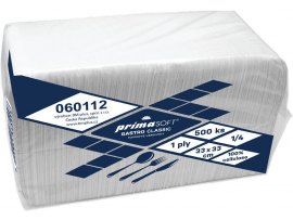PrimaSoft Gastro papírové ubrousky 1-vrstvé 33 x 33 cm 500ks