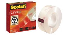 Lepicí páska Scotch Crystal - 19 mm x 33 m