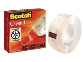 Lepicí páska Scotch Crystal - 19 mm x 33 m