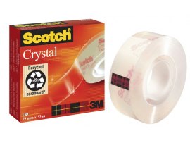 Lepicí páska Scotch Crystal - 19 mm x 33 m Lepicí páska Scotch Crystal - 19 mm x 33 m