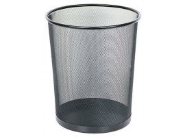 Odpadkový koš drátěný Concorde - 13l, černý