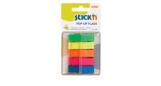 Samolepicí záložky Stick´n by Hopax Z - 12 x 45 mm / 5 x 40 lístků / neonové