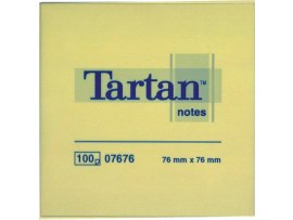 Samolepicí bločky Tartan - 76 x 76 mm / 100 lístků