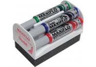 Popisovač Pentel MAXIFLO MWL5M - sada 4 ks + houbička Popisovač Pentel MAXIFLO MWL5M - sada 4 ks + houbička