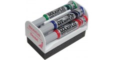 Popisovač Pentel MAXIFLO MWL5M - sada 4 ks + houbička