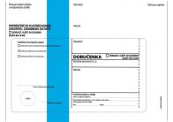 Obálky C5 s doručenkou, vytrhovací okénko - s modrým pruhem / 1000 ks Obálky C5 s doručenkou, vytrhovací okénko - s modrým pruhem / 1000 ks