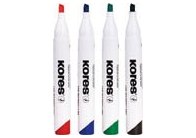 Popisovač Kores K-Marker Whiteboard - černá / klínový hrot Popisovač Kores K-Marker Whiteboard - černá / klínový hrot