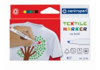 Značkovač Centropen 2739 na textil - sada 6 ks Značkovač Centropen 2739 na textil - sada 6 ks