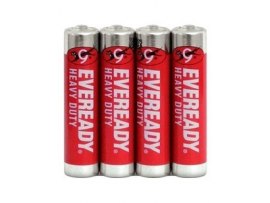 Baterie Everedy - baterie mikrotužková AAA / 4 ks