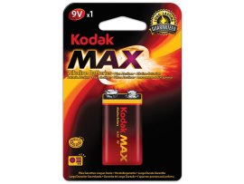 Baterie Kodak alkalické - baterie 9V / 1 ks Baterie Kodak alkalické - baterie 9V / 1 ks