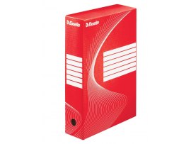 Box archivní A4 - hřbet 8 cm / červená / 128412 Box archivní A4 - hřbet 8 cm / červená / 128412